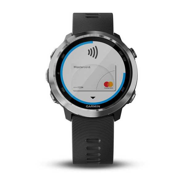 Спортивные часы Garmin Forerunner 645 с черным ремешком