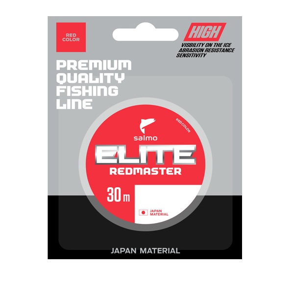 Леска монофильная зимняя Salmo Elite REDMASTER (30м, 0.100, 0.92кг, 4512-010)