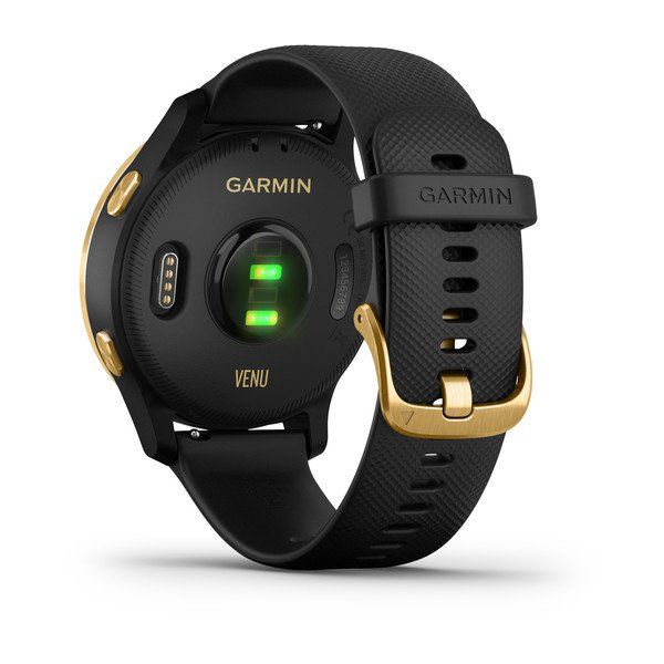 Спортивные часы Garmin VENU черные с золотистым безелем