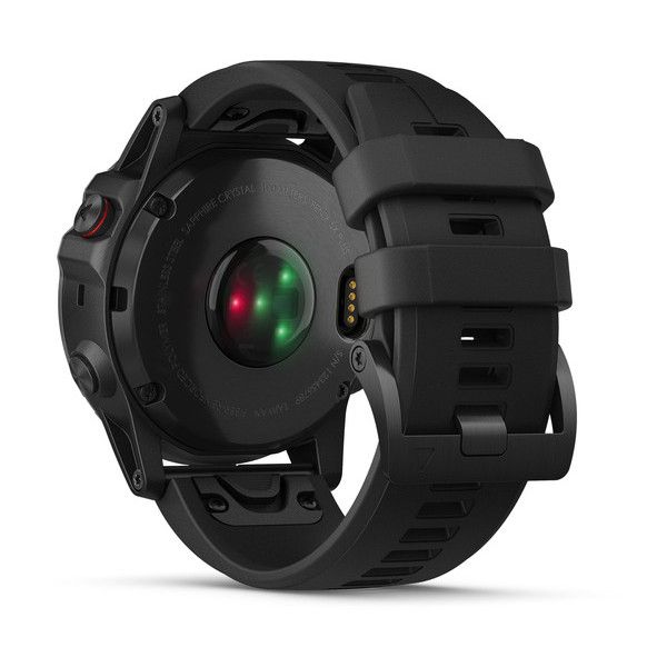 Спортивные часы Garmin Fenix 5x plus sapphire Russia черные с черным ремешком (010-01989-11)
