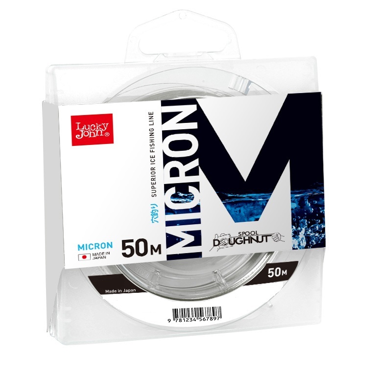 Леска монофильная зимняя Lucky John MICRON (50м, 0,12, 1.31кг, LJ4001-012)