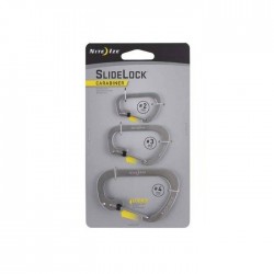 Карабин с блокировкой Nite Ize SlideLock Carabiner, размер 2\3\4, 3шт., стальной