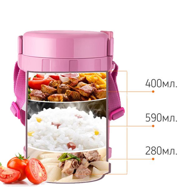 Термоконтейнер Zojirushi SL-GH18 (1,8 л, розовый)