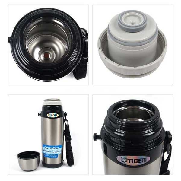 Термос классический Tiger MBI-A080 Clear Stainless 0.8 л