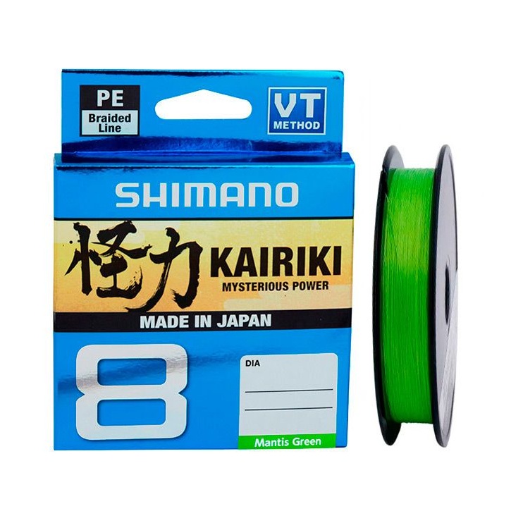 Леска плетёная Shimano Kairiki 8 PE (150м, 0.130, 8.2кг)
