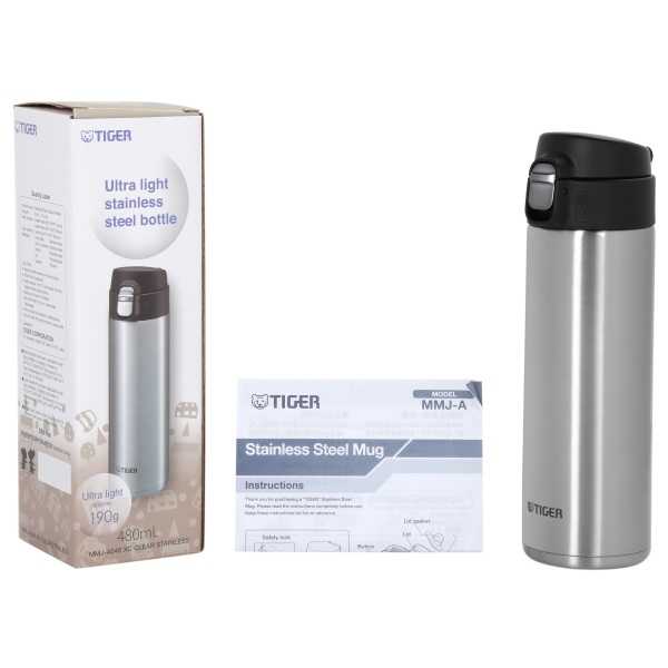 Термокружка Tiger MMJ-A048 Clear Stainless 0,48 л