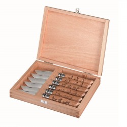 Набор ножей складных Opinel №8 VRI Animalia из 6 штук 