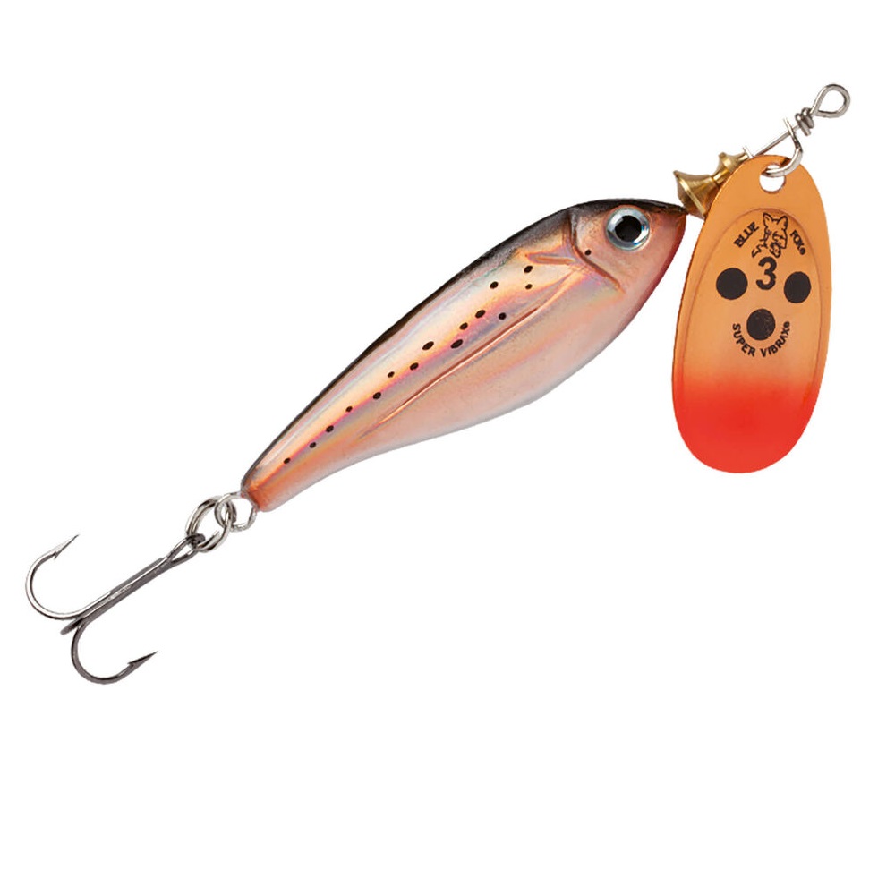 Блесна вращающаяся BLUE FOX Minnow Super Vibrax (№4, 18гр, BFMSV4-C)