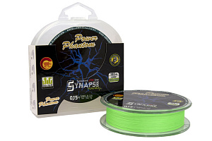 Шнур Power Phantom Synapse NANO PE (100м, fluo-green #0,2 (4,2кг), 0,08мм)