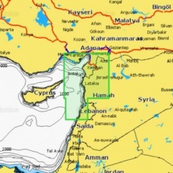 Карта Navionics YUMURTALIK-BEYROUTH