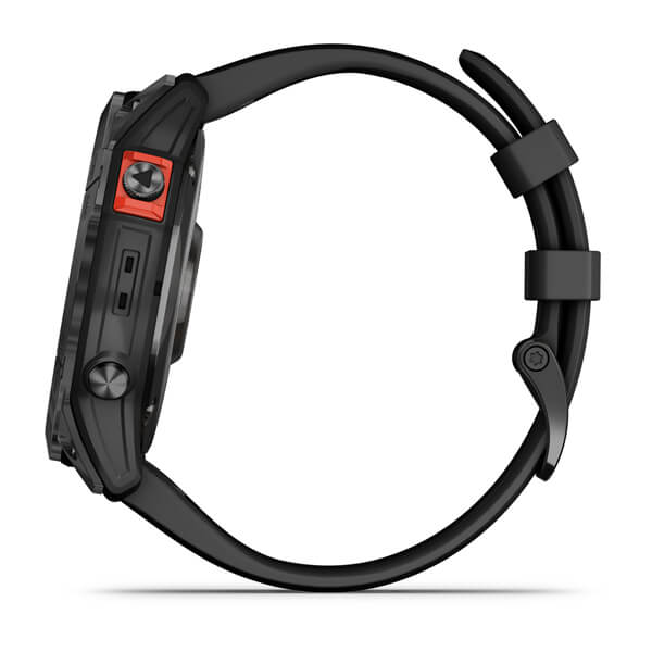 Мультиспорт.часы Garmin Fenix 7x Solar, серые с черным ремешк (010-02541-01)