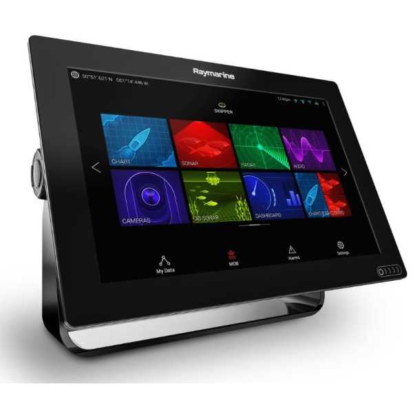 Эхолот-картплоттер Raymarine AXIOM 12 RV с датчиком RV-100