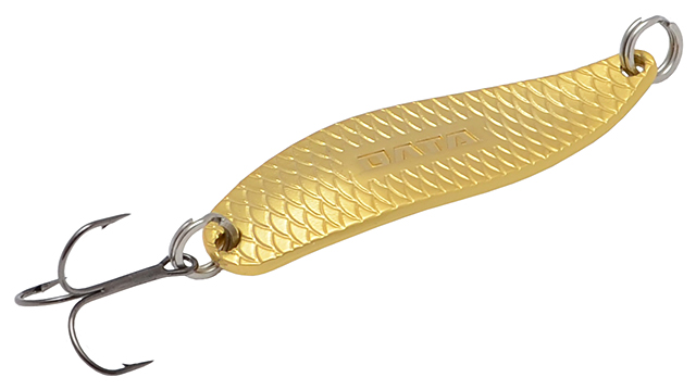 Блесна колеблющаяся "ЦИКЛОП" Олта (CIK-12-02, матовое золото, 12г)