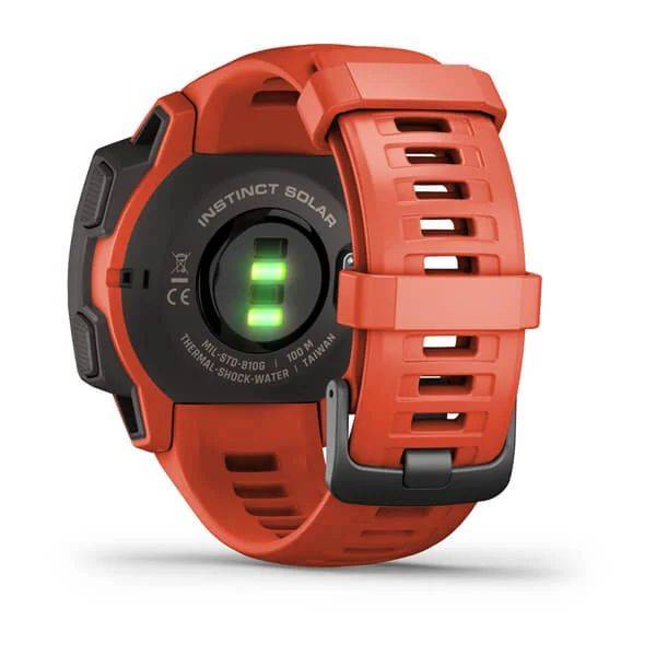 Защищенные GPS-часы Garmin Instinct Solar, цвет Flame Red  (010-02293-20)