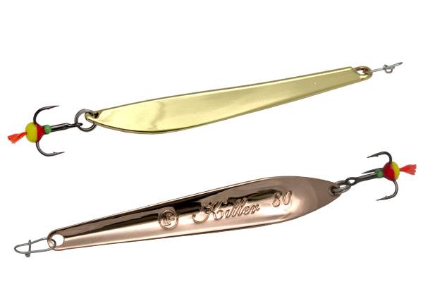 Блесна вертикальная ECOPRO Killer (8см, 13гр, G/C)