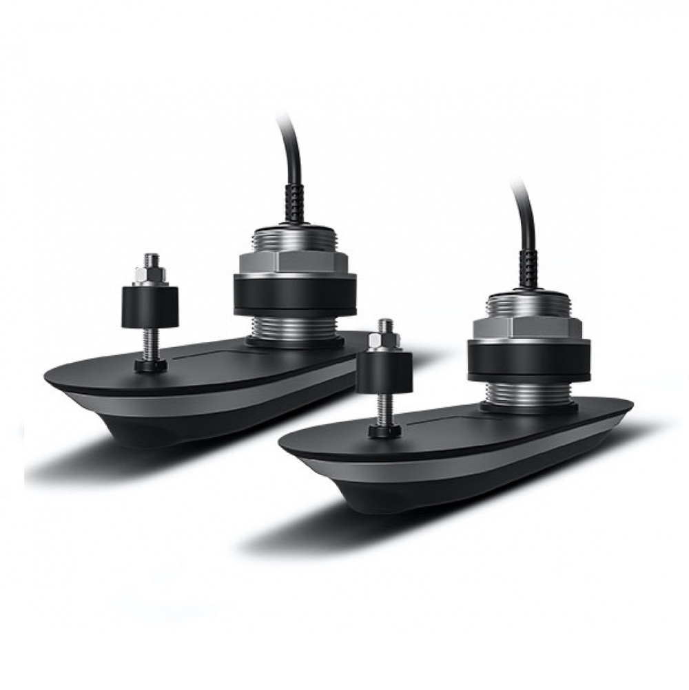 Pack of RV-420 RealVision 3D Stainless Steel Thru Hull Txds, Port & Starboard 20°, Direct connect to