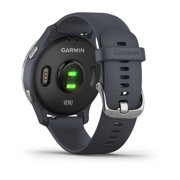 Спортивные часы Garmin VENU синий гранит с серебристым безелем
