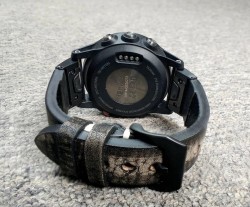 Ремешок QuickFit кожаный, винтаж, 22 мм, для Garmin Fenix 5/5 Plus/Approach S60/Quatix 5/Instinct/Fo