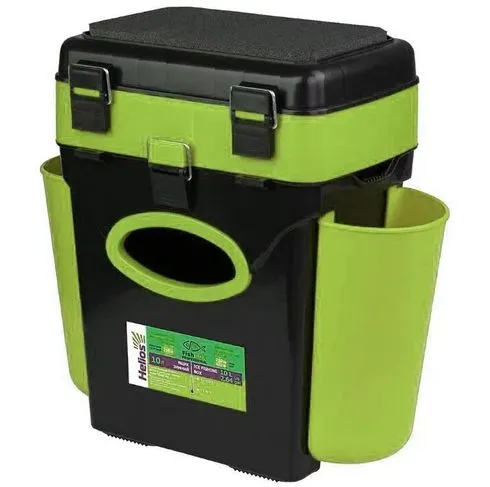 Ящик зимний FishBox (10л) зеленый Helios