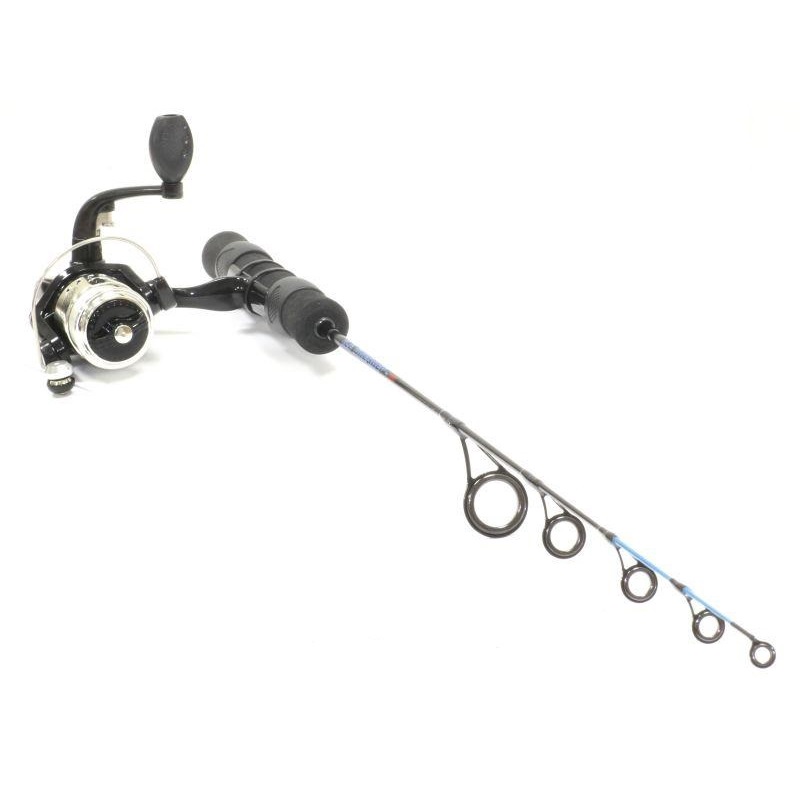 Зимняя удочка RAPALA Ice Breaker c безынерционной катушкой и намотанной леской Sufix (IBR24SPMH)