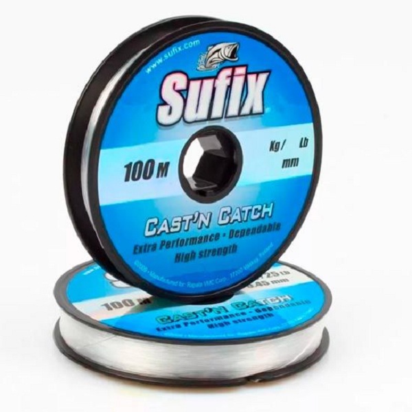 Леска Sufix Cast'n Catch x10 (прозрачная 100м 0.28мм 4,4кг DS1CA028024A9C)