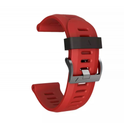 Ремешок силиконовый, цвет красный, 26 мм, для Garmin Fenix 5x/5x Plus/Fenix 3/3HR 