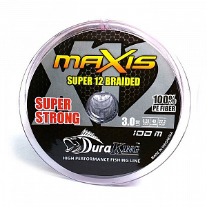 Шнур DuraKing MAXIS 12X (150м, разноцветный #5, 0,36мм, 32,66кг)