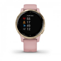 Спортивные часы Garmin VIVOACTIVE 4S розовые с золотистым безелем