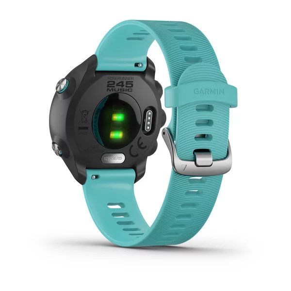 Спортивные часы Garmin Forerunner 245 Music GPS Wi-Fi EU/PAC Black/Aqua (010-02120-32)