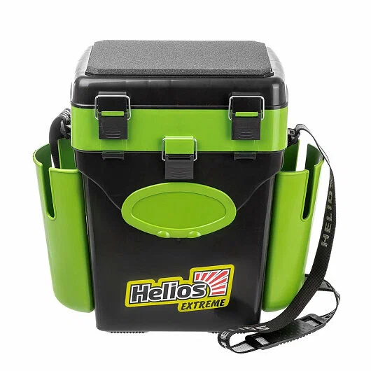 Ящик зимний FishBox односекционный (10л) зеленый Helios