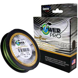 Леска плетеная POWER PRO Super8Slick (135м, зеленая, 0,19мм, 15кг)