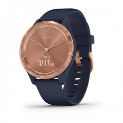 Часы Garmin Vivomove 3s, роз. золото с темно-синим ремешком