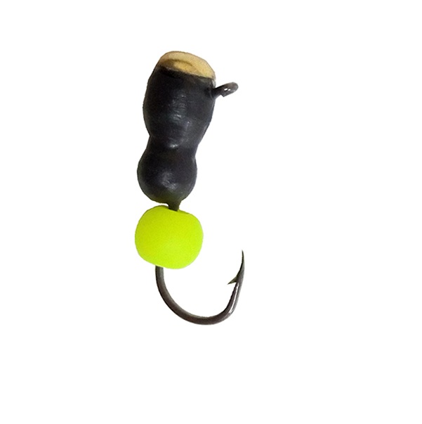 Мормышка вольфрамовая "Муравей с зеркальцем с шариком неон" Олта (4.0мм, 1,40гр, ВМ-306, золото)