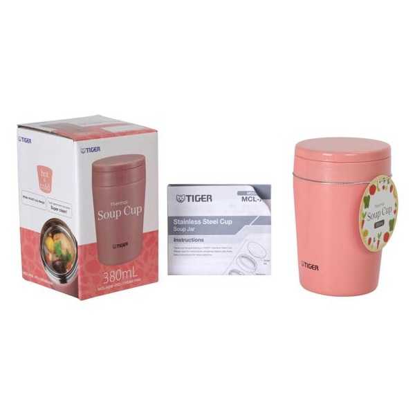 Термоконтейнер для первых или вторых блюд Tiger MCL-A038 Cream Pink 0.38 л