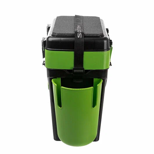 Ящик зимний FishBox односекционный (10л) зеленый Helios