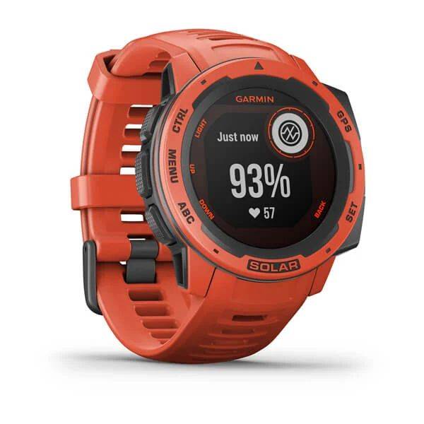 Защищенные GPS-часы Garmin Instinct Solar, цвет Flame Red  (010-02293-20)