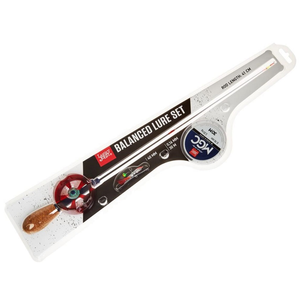 Удилище-комплект зимнее Lucky John BALANCED LURE SET (41см)
