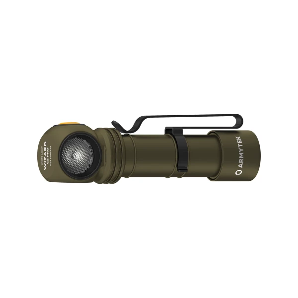 Фонарь налобный Armytek Wizard C2 Pro Magnet USB Olive Белый