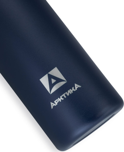 Термос бытовой, вакуумный, питьевой тм "Арктика", синий текстурный 530мл с дополнительной пробкой с 