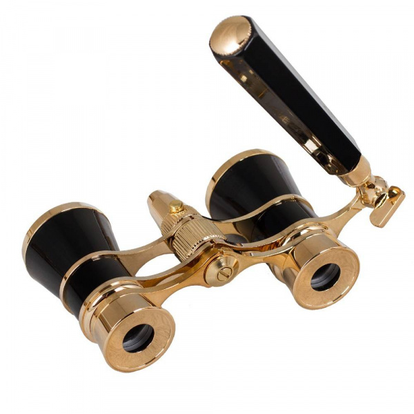 Бинокль Levenhuk Broadway 325N лорнет с подсветкой, черный