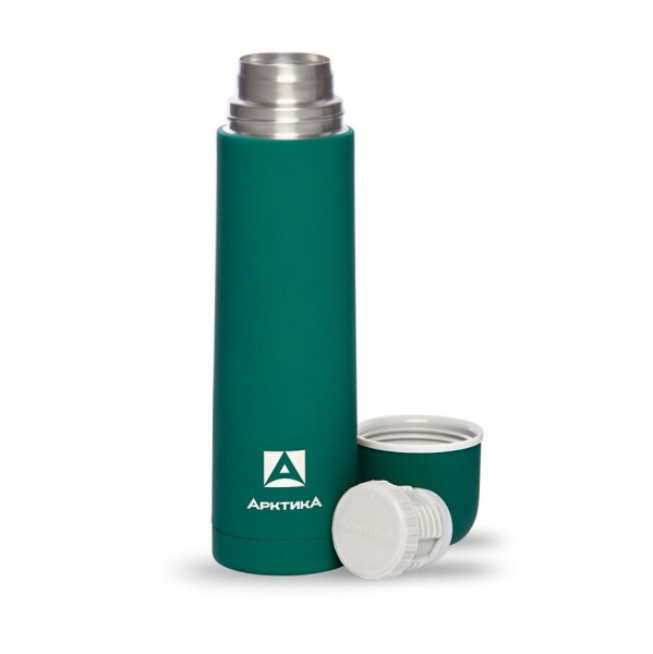 Термос Арктика с узким горлом классический 103-750 зелёный