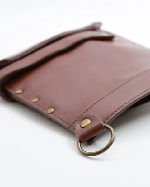 Сумка кожаная на пояс для садовых ножниц и секаторов Sakagen