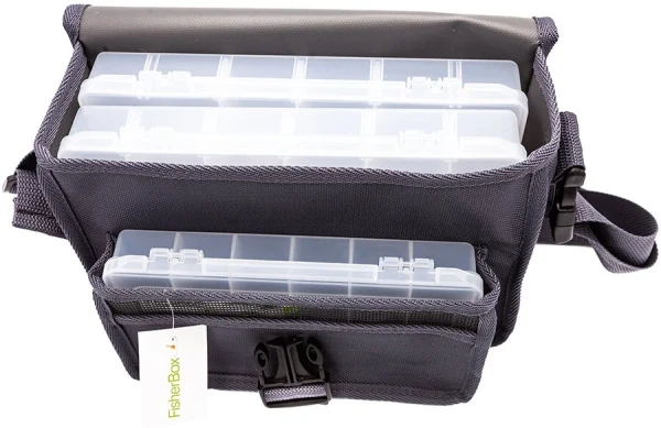 Сумка Fisherbox C110 (в комплекте 3 кор. fisherbox: 250-2 шт, 216-1 шт.) цвет: серый