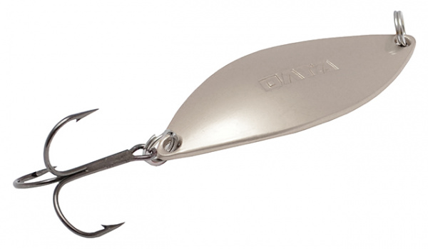 Блесна колеблющаяся "КРОКОДИЛ" Олта (KRO-15-01 матовое серебро, 15г)