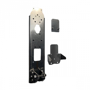 Крепление датчиков эхолотов Lowrance и Garmin под лодку ПВХ с защитой от удара