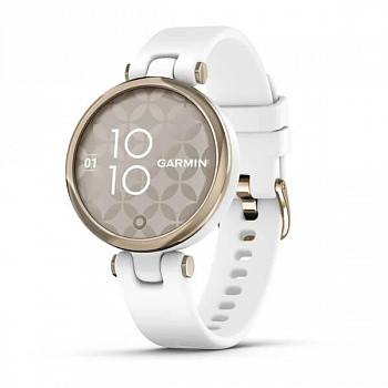 Фэшн смарт-часы Garmin Lily-Sport Edition, Cream Gold Bezel with White Case (010-02384-10)