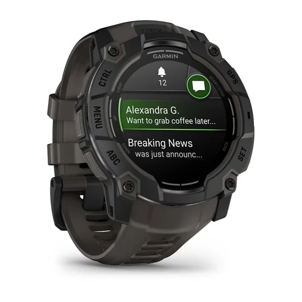 Часы Garmin Instinct 3 50mm AMOLED Black  010-03020-00