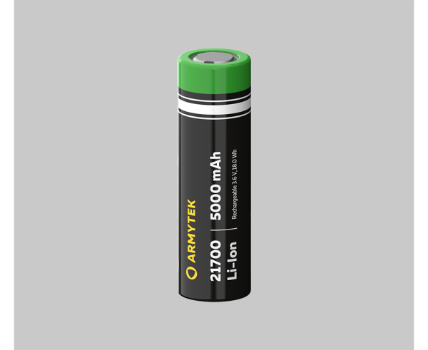 Аккумулятор Armytek 21700 Li-Ion 5000 mAh (без защиты)