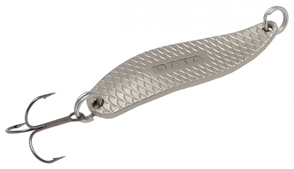 Блесна колеблющаяся "ЦИКЛОП" Олта (CIK-12-01 матовое серебро, 12г)
