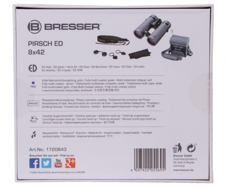 Бинокль Bresser Pirsch ED 8x42